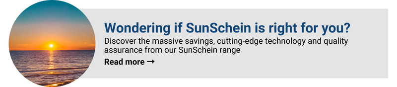 Have you considered our equipment clearance range for your next purchase? Discover the massive savings, cutting-edge technology and quality assurance from our SunSchein range. Read more →