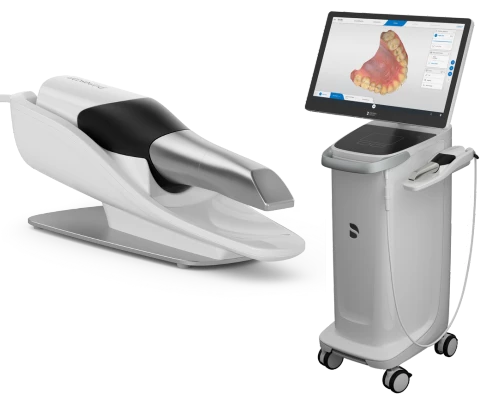Intraoral scanning available in 2 setups
